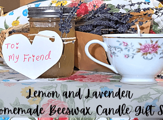 lemon and lavender gift set