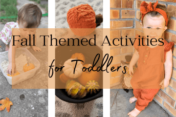 toddler fall activities banner